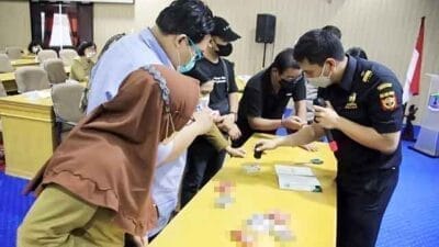 BPKPAD Kota Binjai Sosialisasi Ciri-ciri Pita Cukai Palsu