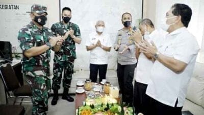 HUT ke-76 TNI AD, Bupati Asahan Beri Kejutan kepada Dandim 0208/AS