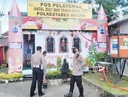 Kapolsek Medan Helvetia: Natal di 37 Gereja Kondusif dan Patuhi Prokes