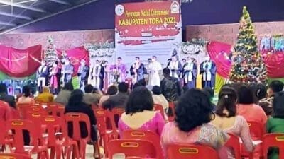 Perayaan Natal Oikumene di Kabupaten Toba Berlangsung Khidmat