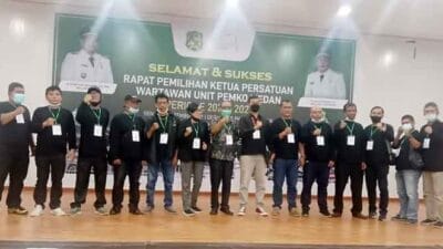 Syaifullah Defaza Terpilih Jadi Ketua Koordinator Wartawan Unit Pemko Medan