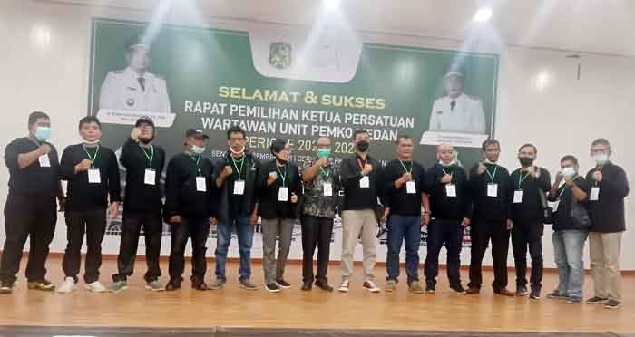 Syaifullah Defaza Terpilih Jadi Ketua Koordinator Wartawan Unit Pemko Medan