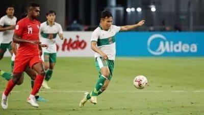 Timnas Indonesia Tahan Singapura 1-1 di Leg Pertama