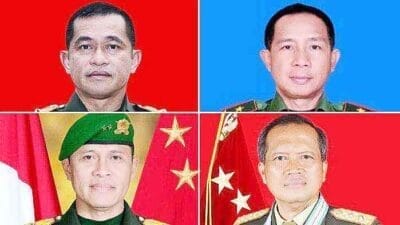 4 Jenderal Berpeluang Menjadi Panglima Kostrad
