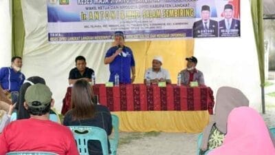 Antoni Tinjau Langsung Lokasi Permintaan Beronjong Masyarakat