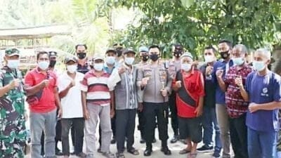 Kapolres Langkat dan Warga Stungkit Persiapkan ‘Kampung Tangguh Narkoba’