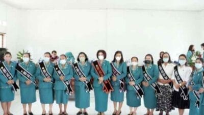 Ketua TP PKK Dairi Hadiri Pelantikan 13 TP PKK Desa Kecamatan Siempat Nempu