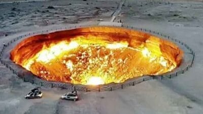 Misteri 'Gerbang Neraka' di Padang Pasir Karakum Turkmenistan
