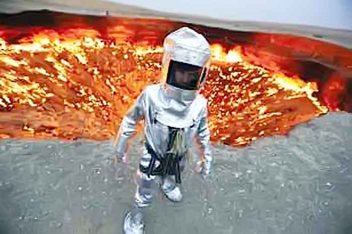 Misteri 'Gerbang Neraka' di Padang Pasir Karakum Turkmenistan