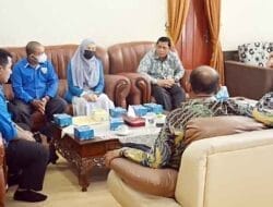 Ondim Terima Kunjungan Sekretaris KNPI Kabupaten Langkat