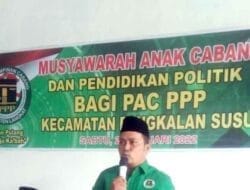 PPP Langkat Gelar Rapimcab di Kecamatan Pangkalan Susu
