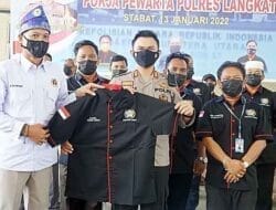 Pokja Pewarta Polres Langkat Resmi Dilantik Kapolres Danu Pamungkas