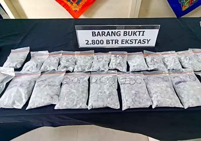 Polrestabes Medan Bongkar Sindikat Sabu dan Ekstasi