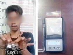 Polsek Kuala Tangkap R dan Barang Bukti Sabu 1,27 Gram
