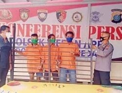 Polsek Medan Area Ringkus 3 Pelaku Komplotan ‘Pencuri Becak Hantu’