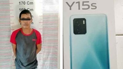 Polsek Salapian Tangkap Pencuri Handphone