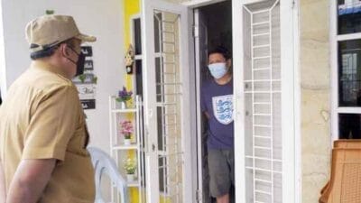 Aulia Rachman Sampaikan Pesan Wali Kota Agar Tetap Semangat & Tidak Panik