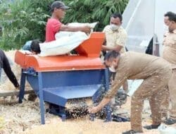 Bupati Pakpak Bharat Uji Coba Pengoperasian Unit Pengering Multiguna
