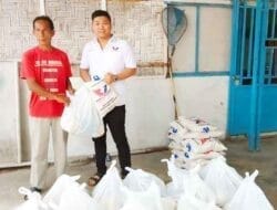 DPD Partai Perindo Langkat Bagikan Ratusan Bingkisan