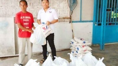 Sambut Imlek, DPD Partai Perindo Langkat Bagikan Ratusan Bingkisan
