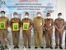 Disdukcapil Langkat Launching Inovasi User ID & Password Data Penduduk
