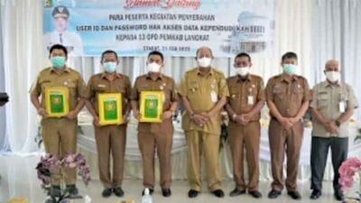 Disdukcapil Langkat Launching Inovasi User ID & Password Data Penduduk