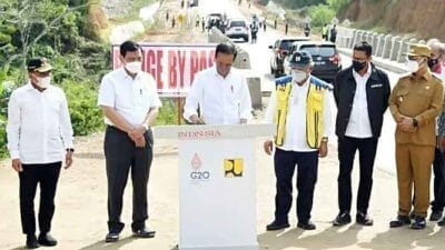 Jalan Bypass Balige Rp176 Miliar Diresmikan Presiden RI Joko Widodo