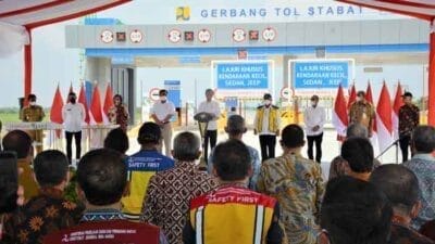 Jalan Tol Binjai-Stabat Sepanjang 11,8 Km Diresmikan Presiden Jokowi