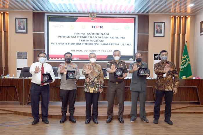 Kapoldasu Hadiri Rakor Program Pemberantasan Korupsi Terintegrasi