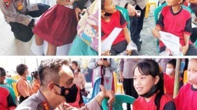 Kapolresta Deliserdang Tinjau Gerai Vaksin di Polsek Tanjungmorawa