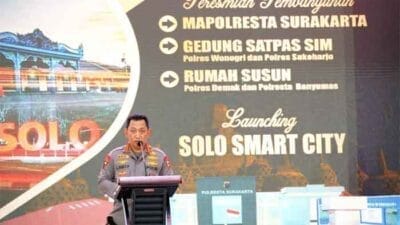 Kapolri Resmikan Sarpras Kepolisian dan Solo Smart City