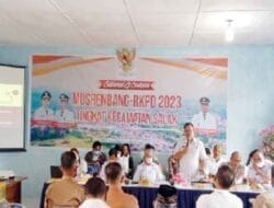 Kecamatan Salak Laksanakan Musrenbang RKPD TA 2023