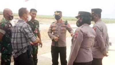 Kapolres Langkat Tinjau Persiapan Jalan Tol Binjai-Stabat