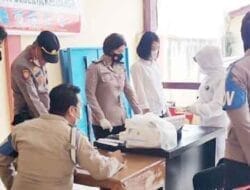 Personel Polsek Medan Helvetia Diswab Antigen