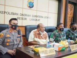 Plt Bupati Langkat Ikuti Vidcon Antisipasi Lonjakan Kasus Covid-19