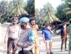 Polres Langkat Bagikan 5.000 Masker Kepada Masyarakat