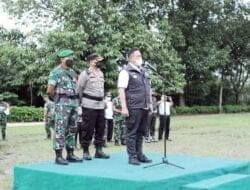 Polres dan Kodim 0206/Dairi Gelar Apel Pasukan Jelang Kunjungan Presiden RI