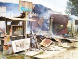 Tiga Ruko dan Dua Kios Hangus Terbakar