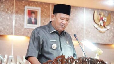 Afandin Sampaikan LKPj Bupati Langkat TA 2021