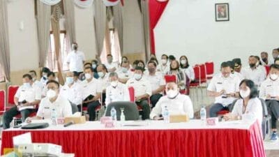 BPS Bersama Diskominfo Melaksanakan Sosialisasi Pembinaan Data Statistik Sektoral