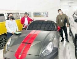 Bareskrim Polri Sita Mobil Ferrari Milik Indra Kenz