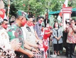 Bupati Dairi Resmikan Desa Kalang Simbara Jadi Kampung Pancasila