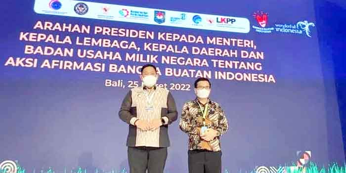 Bupati Eddy Berutu Hadiri Aksi Afirmasi Bangga Buatan Indonesia