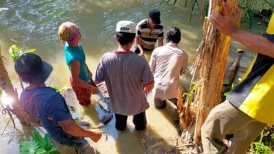 Jasad Supiati Ditemukan Warga Bersamaan dengan Sepedamotor di Parit Gohor