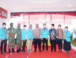 Kapolres Langkat Ikuti Zoom Meeting dan Dengarkan Arahan Kapolri