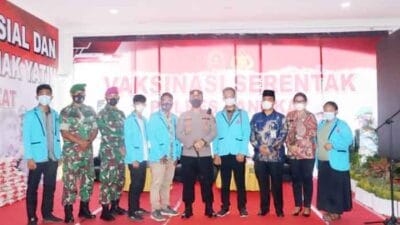 Kapolres Langkat Ikuti Zoom Meeting dan Dengarkan Arahan Kapolri