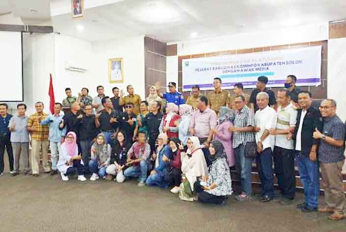 Kominfo Kabupaten Solok Temu Ramah dengan Wartawan