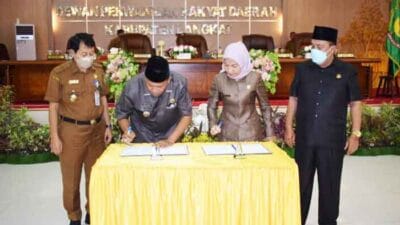 LKPj Bupati Tahun 2021 Disampaikan ke DPRD Langkat