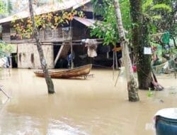 Luapan Banjir di Langkat Masih Rendam Permukiman Warga di Dua Kecamatan