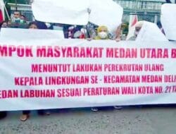 Masyarakat Tuntut Perekrutan Ulang Kepling di Kecamatan Medan Deli